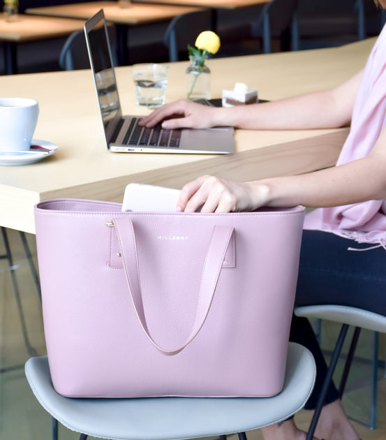 Why powder pink bags are always a good idea!