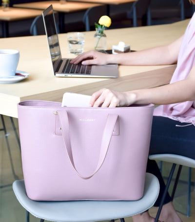WHY PINK TOTE SHOULD BE YOUR NEXT WORK BAG!