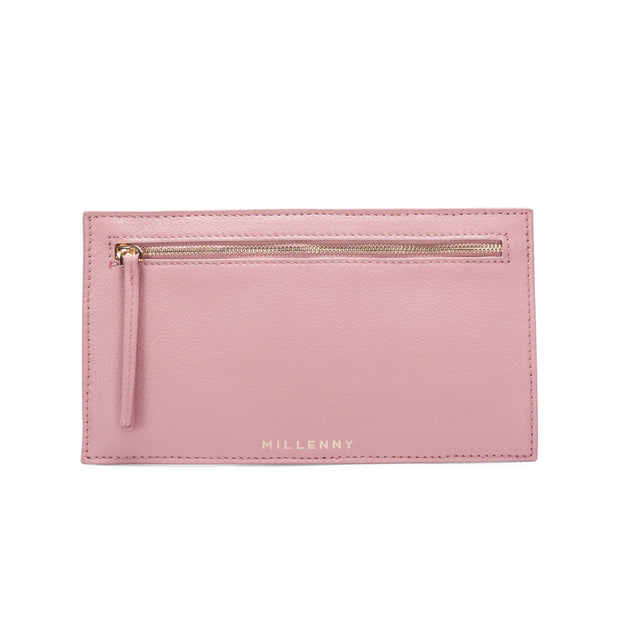 double zip clutch